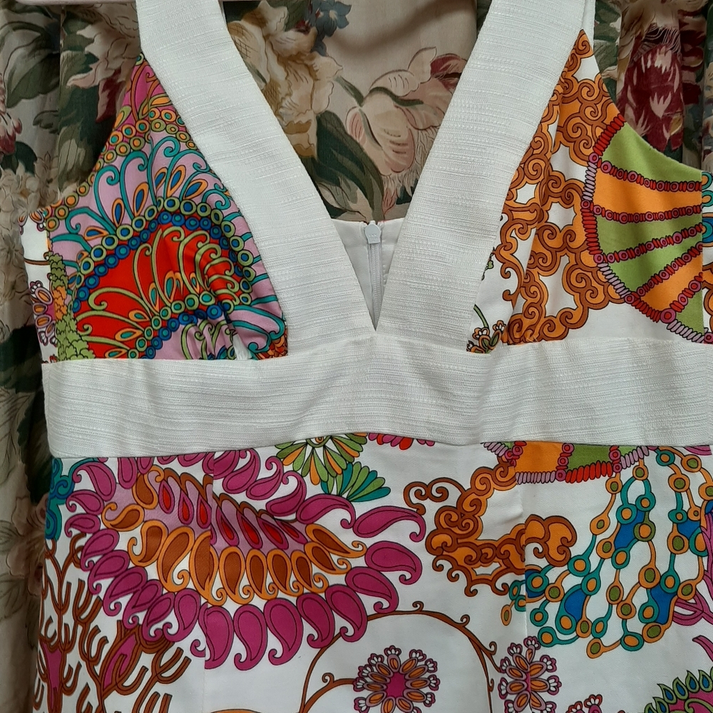 Colorful Trina Turk cocktail dress size 8